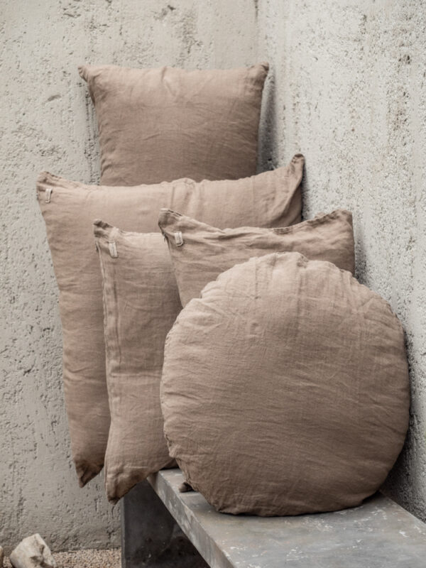 TWIST - Amande – Earth Colors Cushions – 65x65cm (Cushioning included)