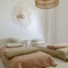 SALSA - Saw Palmetto – Earth Colors Cushions – Ø63cm (Cushioning included)