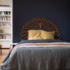 PEPLUM – Rosebud – Washed Linen Quilt – 250x250cm (Garniture Incluse)