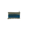 BAGNI POUCH – Kaki/Piscine – Tie And Dye Terry Cotton Pouch – 15x30cm