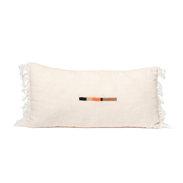 BARY - Craie – Amerindian Cushion – 30x60cm (Cushioning included)