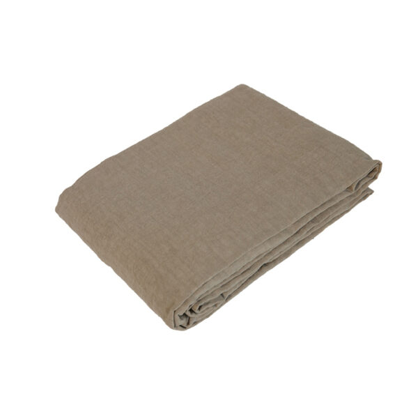 CHAMBERS - Amande – Earth Colors Fitted Sheet – 140x200cm