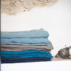 FULLY - Minéral – Washed Linen Quilt – 90x200cm (Garniture Incluse)
