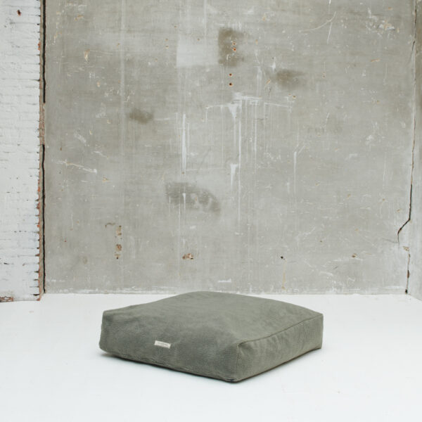FLAT - Sauge - Floor Cushion Moumoute - 95x95x25cm (Garniture Incluse)