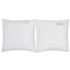LOU - Blanc - Wedding Cushion Pair - 65x65cm (Cushioning Included)