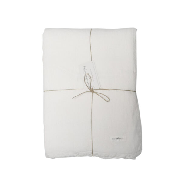 LUNA – Blanc - Washed Linen Duvet Cover – 240x260cm