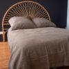 CHAMBERS - Terracotta - Washed Linen Fitted Sheet – 180x200cm