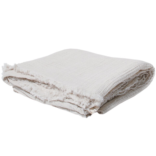 PLOUF – Plume – Cotton Gauze Plaid – 150x180cm