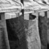 RISOTTO – Charbon – Washed Linen Apron – 95x110cm