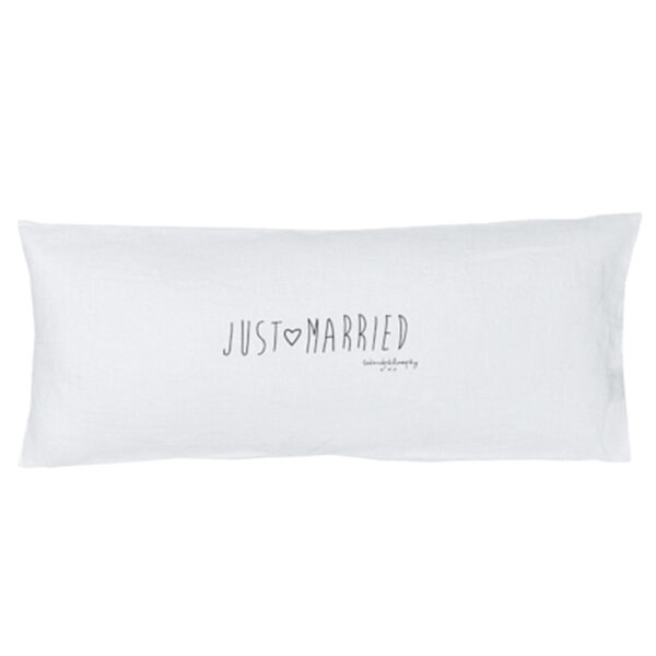LIFT - Blanc - Wedding Cushion - 30x70cm (Cushioning Included)