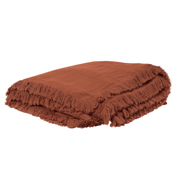 SNOB – Terre Brûlée – Fringed Quilt – 90x190cm (Cushioning Included)