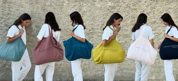 SHOPPING BAG – Orage – Silkscreen Bag – 65x45cm
