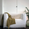 CUB – LINEN – Blanc – SLOW – 1 seater Armchair