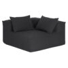 COIN – Noir – SLOW OUTDOOR – Outdoor Corner Sofa