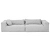 FAMILY – Gris Chiné – SLOW OUTDOOR – 4 seater sofa for outdoor