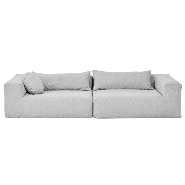 FAMILY – Gris Chiné – SLOW OUTDOOR – 4 seater sofa for outdoor