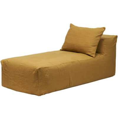 Méridienne en lin SLOW CHILL Butternut