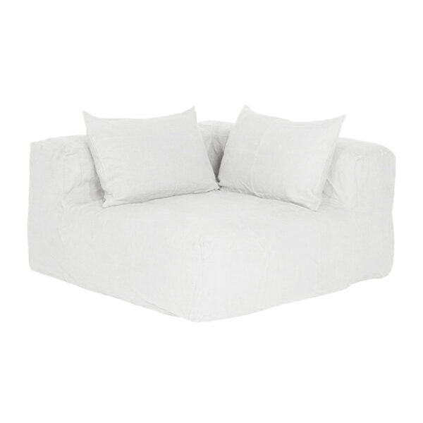 COIN – LINEN – Blanc - SLOW – Corner Sofa