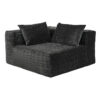 COIN – CRUMPLED VELVET – Anthracite – SLOW – corner sofa