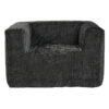 CUB – CRUMPLED VELVET – Anthracite – SLOW – 1 Seater Sofa