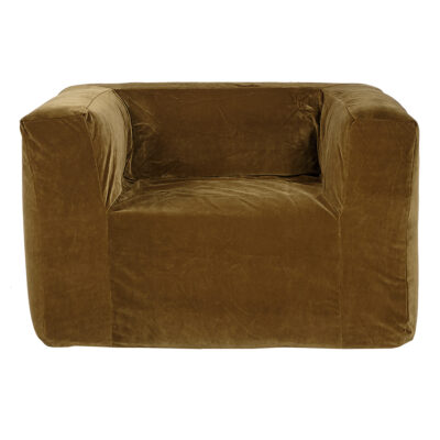 Fauteuil en velours royal SLOW CUB Forest