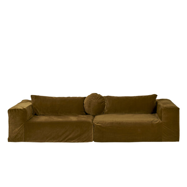 FAMILY – ROYAL VELVET – Forest – SLOW – 4 seater sofa