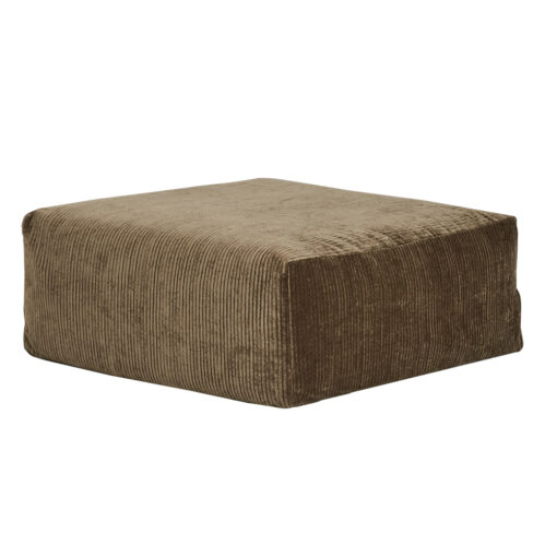 SLOW POUF COTELE SEPIA