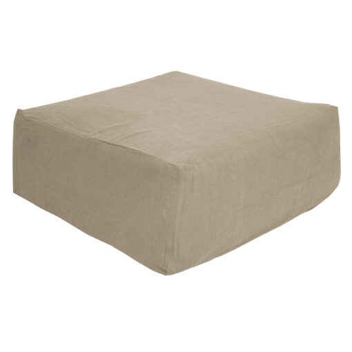 SLOW POUF LIN NATUREL