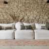 COIN – LINEN – Large Canvas - SLOW – Corner Sofa
