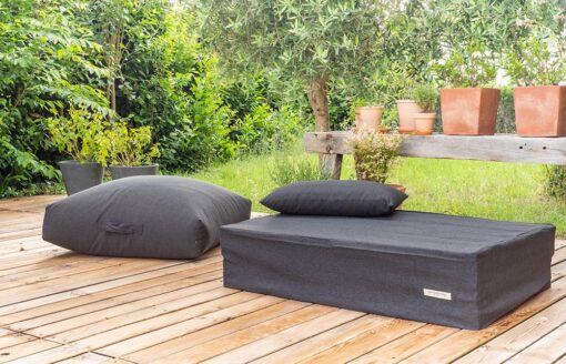 AMBIANCE PALETTE COUSSINS OUTDOOR NOIR