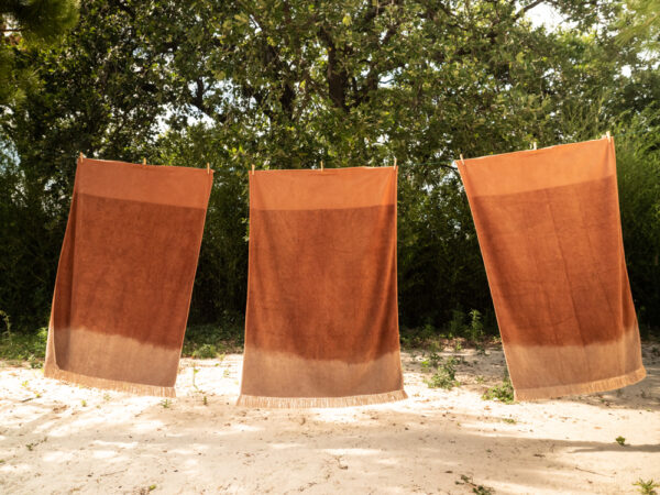 BAGNI large size – Pécan – Tie And Dye Towel – 100x150cm