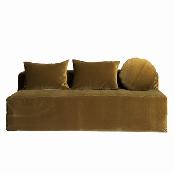 CONVERTIBLE – VELOUR ROYAL – Forest – Sofa