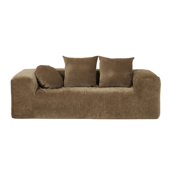 COOPL – CORDUROY – Sépia – URBAN – 3 Seater Sofa