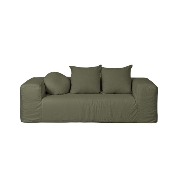 COOPL – LINEN – Kaki – URBAN – 3 Seater Sofa