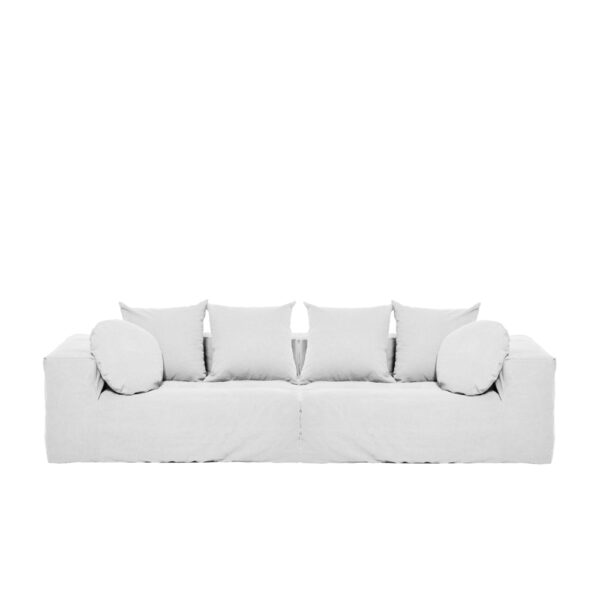 FAMILY – LINEN – Blanc – URBAN – 4 Seater Sofa