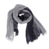 CAMPEUR – Tye & Dye Anthracite – Cashmere Wool Scarf – 125x200cm