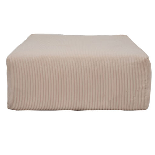 SLOW POUF RIBCORD IVORY Side