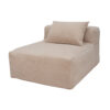 Housse chauffeuse en velours Ribcord - URBAN SOLO - IVORY
