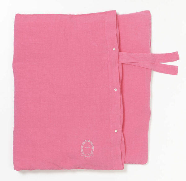 FUTON - Tagada – Washed Linen Baby Quilt - 75x120cm (Garniture Incluse)