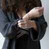 GUSTAV – Grey - Kimono Long Lin changeant - taille unique