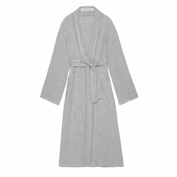 GUSTAV – Gris Souris - Changing Linen Kimono - One size fits all