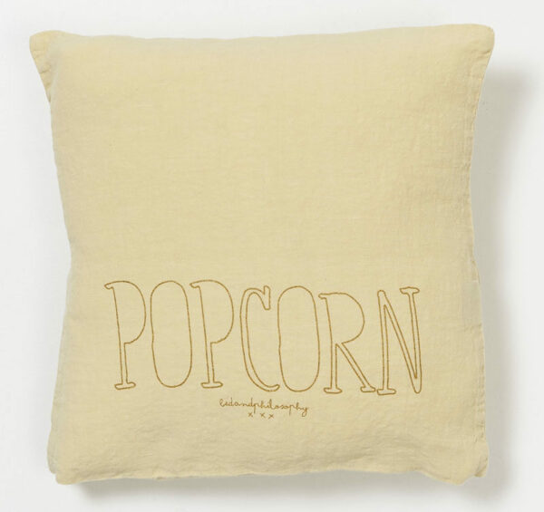 MOLLY - Pop Corn - Linen Cushion 35x35cm (Cushioning Included)