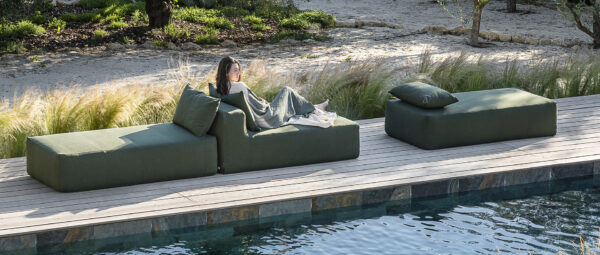 CHILL – Sable – SLOW PANAMA OUTDOOR – Outdoor Sofa