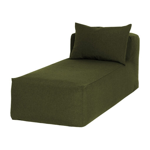 Méridienne d'extérieur - Modèle CHILL OUTDOOR, coloris Olive