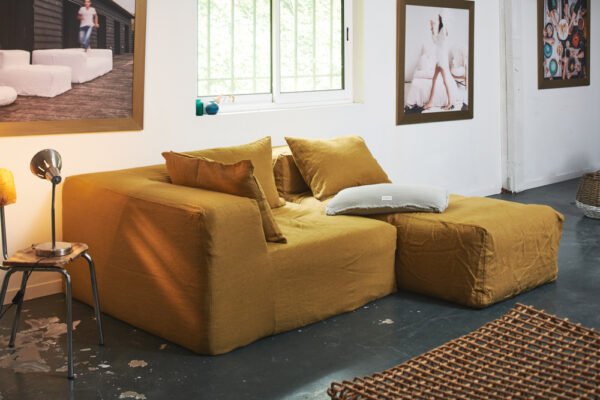 COIN – LINEN – Kaki - SLOW – Corner Sofa