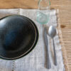 RAMEN – Ciment – Linen Mini Tablecloth – 100x100cm