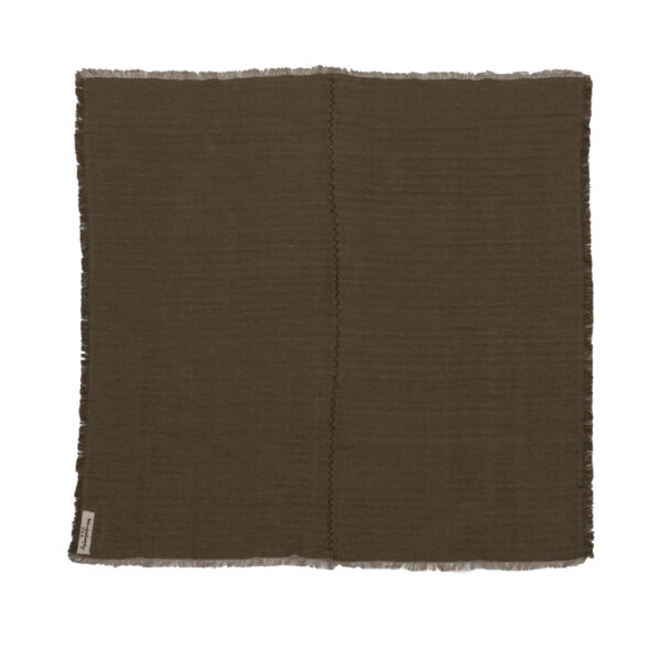 RAMEN – Bronze – Linen Mini Tablecloth – 100x100cm