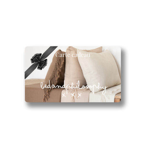 Carte cadeau linge deco