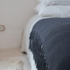 CREPITE – Noir – Crochet Plaid – 130x200cm