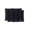 CROP – Noir – Pair of Crochet Place Mats – 35x45cm